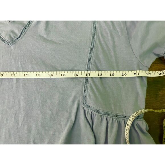 aerie flowy cropped notch neck t-shirt - Picture 9 of 11